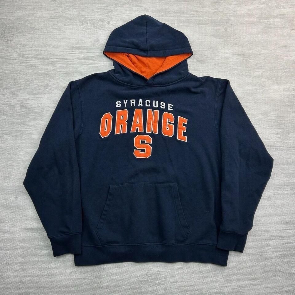 Syracuse Orange Sweatshirt Adult Large Blue Orange Hoodie Ncaa Football